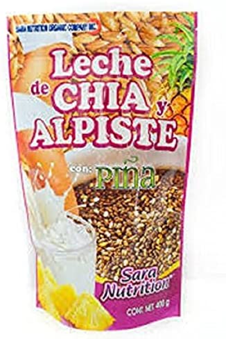 Dietche Flax Seed, Weight Loss Chia,Pineapple,Pea Protein,Stevia Leaf,Artichoke Canary Seed with chia and Pineapple Milk of Chia 14 oz