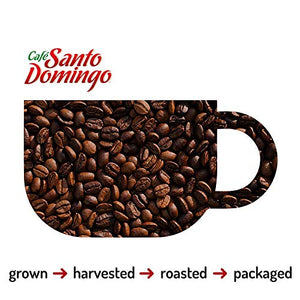 Santo Domingo 100% Pure Ground Coffee Vacuum Packed 8.8 Oz.