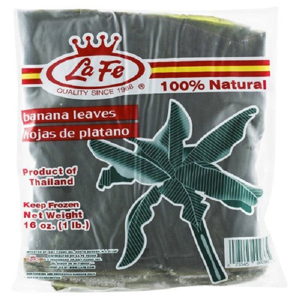 Copy of Banana Leaves Plantains Leaves Hoja De Platano for Cooking and Decoration 16oz