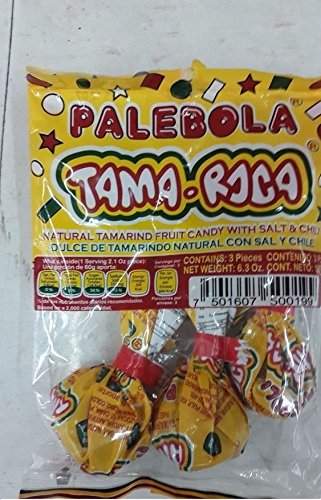 Tama-Roca Natural Tamarind with Salt and Chili 3 Pieces 6.3 oz
