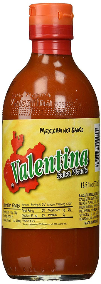 Valentina Salsa Picante Mexican Sauce, Hot, 34 Ounce