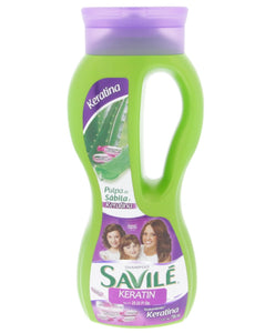 Shampoo Saville LISO Keratina (Pulpa De Sabila Y Keratina) 750mlper Bottle