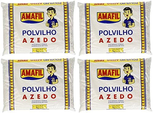 Sour Manioc Starch Amafil- 35.2 oz | Polvilho Azedo Amafil - 1 kg