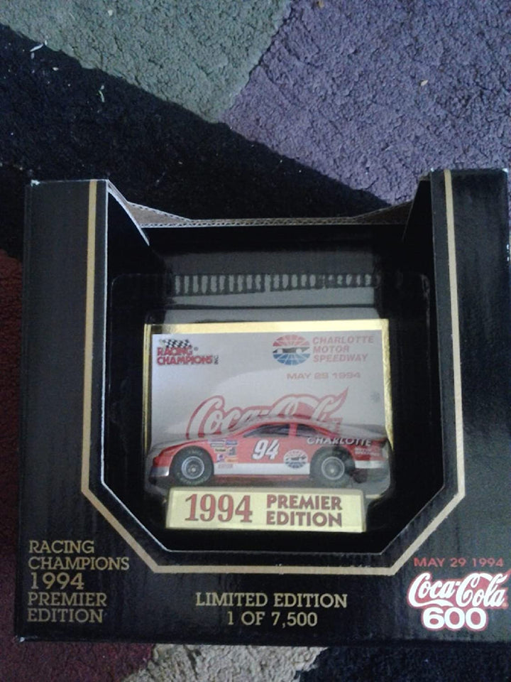 Coca Cola 600 May 29 1994 Edition Charlotte Motor Speedway Limited Edition 1 of 7,500 Premier Edition 1:64 scale die cast
