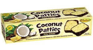 Florida's Finest Pina Colada Creamy Coconut Patties Dipped in Chocolate 12oz