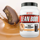 LABRADA Nutrition – Lean Body High Protein Meal Replacement Shake, Whey Protein Powder for Weight Loss and Muscle Growth, Chocolate, 2.47LB Tub