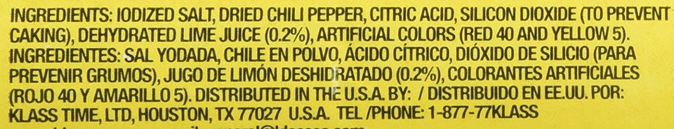 Klass Chili Powder Seasoning / Chilito Sazonador En Polvo 5 Oz (142g) Container (2)pack