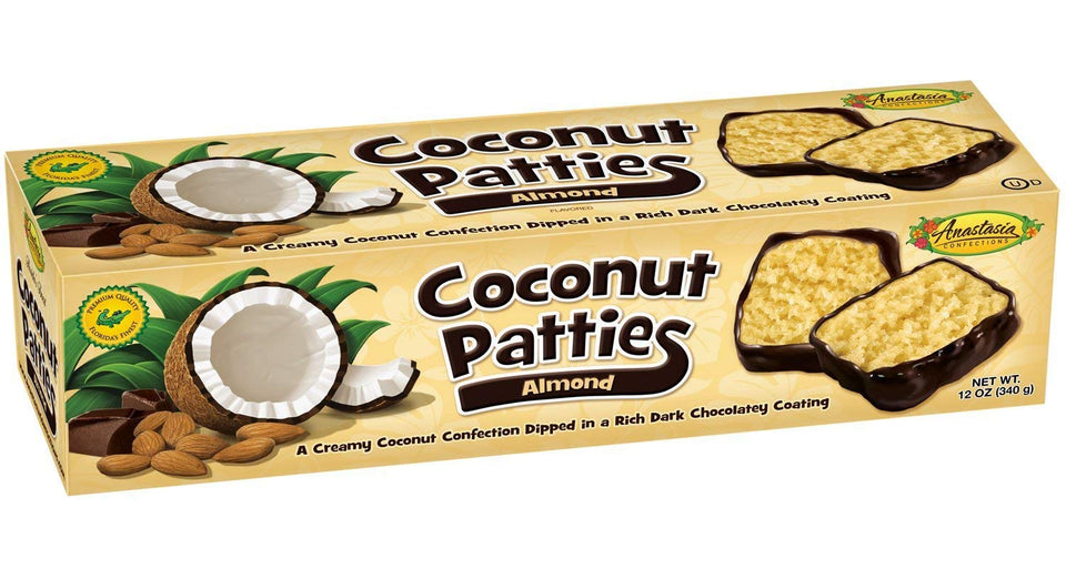 Almond Flavor Coconut Patties - 12 ounce - 2 Pack