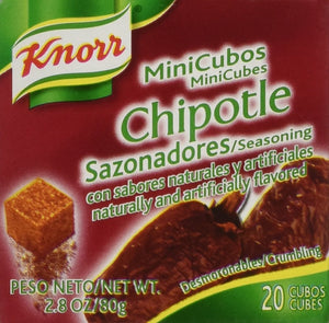 Knorr Mini Cubes, Chipotle, 20-Count Box