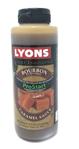 Lyons Bourbon Caramel Sauce Squeeze Bottle, 16.5 Ounces