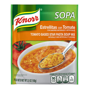 Knorr Sopa Pasta Soup Mix, Chicken 3.5 oz (Pack of 12)