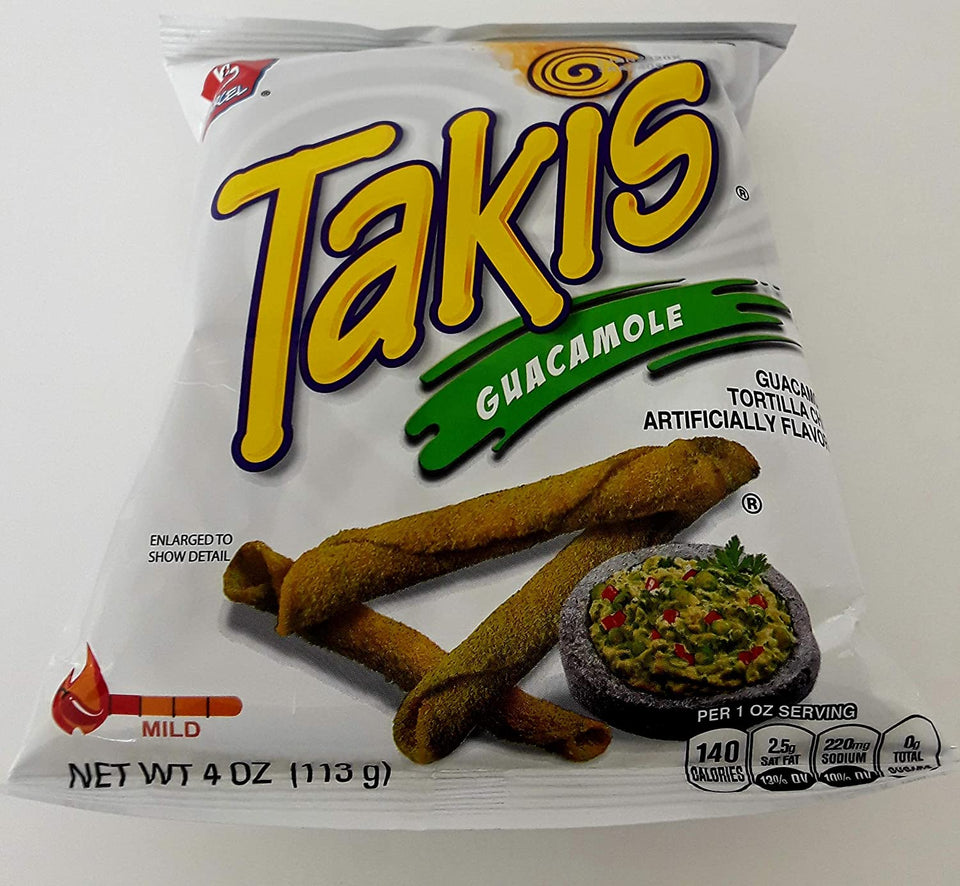 Takis Guacamole 4 Oz Pack of 4