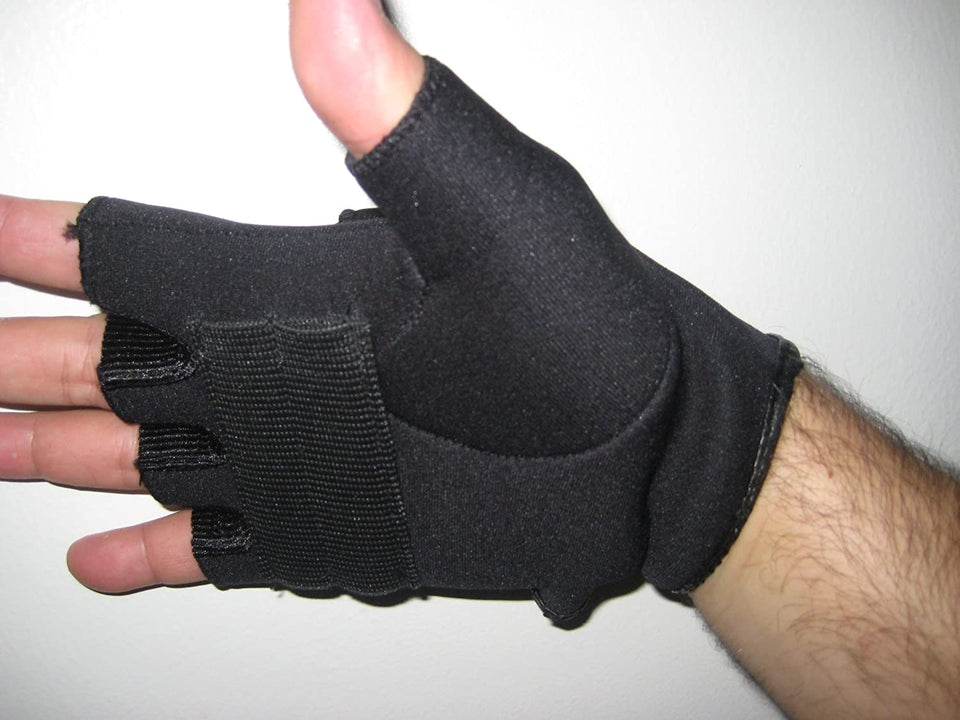 Training Gloves Wristwrap Glove,black/black ,Large