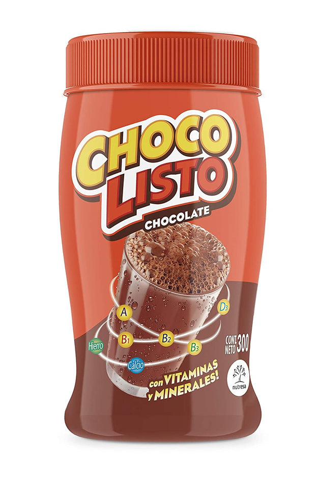 Chocolisto Instant Chocolate Powder Drink Mix | Delicious Chocolate Drink | Nutritious Breakfast | 10.5 Oz (Pack of 4)