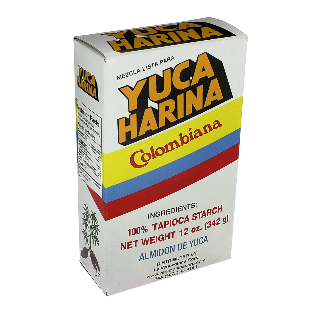 Yuca Harina Colombiana (Typical Colombian Yucca Bread, 1 Pack 12oz)