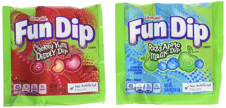 Fun Dip Razz Apple & Cherry Yum 48 Count Box