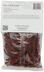 Los Chileros Whole Chile De Arbol, 2 Ounce