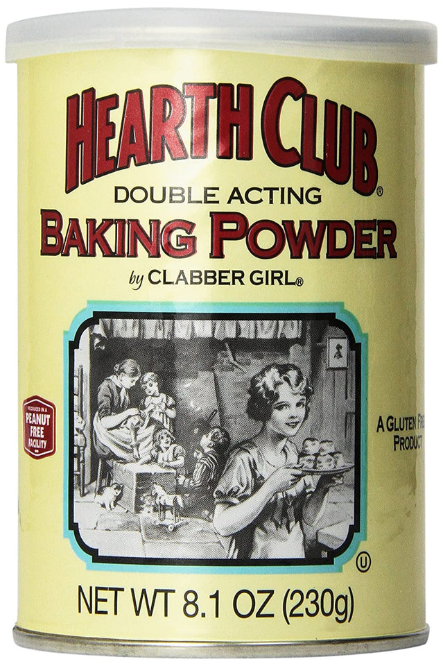 Hearth Club Baking Powder (8.1 oz Cans) 2 Pack