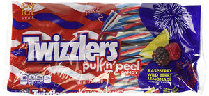 Twizzlers, Pull 'n' Peel Candy, Raspberry Wild Berry Lemonade, 12oz Bag (Pack of 2)