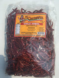Whole Chile De Arbol, 16 Ounce - Mexican Whole Dried Arbol Chili Peppers