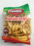 Big Bag Tumbis Plantain Strips,With Salt, Cooked in Sustainable Palm Oil 12 oz