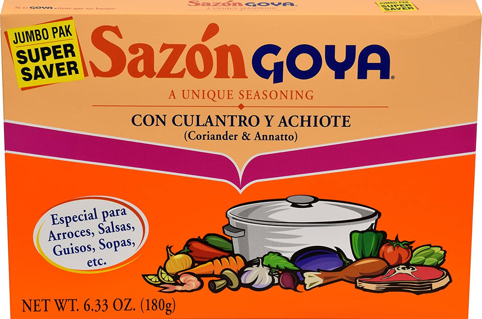 Goya Foods Sazon Coriander & Annatto, 6.33 Ounce