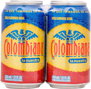 Colombiana la nuestra Kola Flavored Soda, 12 Fl Oz (Pack of 6)