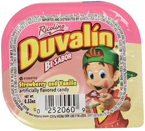 Duvalin Strawberry Vanilla Candy Creams, 18 pieces