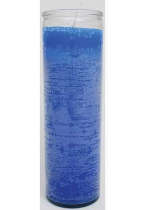 1 X 7 Day Candle in Blue