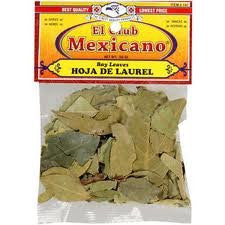 El Club Mexicano Bay Leaves Hoja De Laurel 0.5o Oz Pack of 3