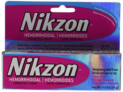 Nikzon Hemorrhoid Cream 0.9 Oz