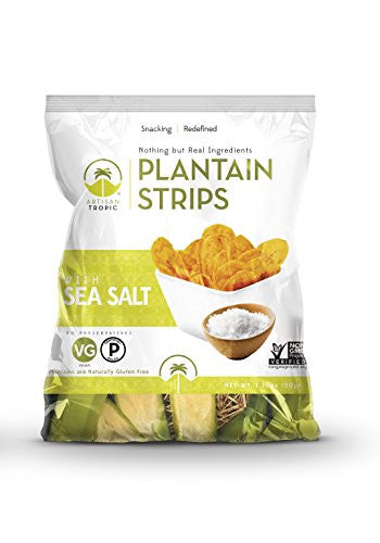 Artisan Tropic Plantain Strips: Sea Salt 1.75oz (16 pack)