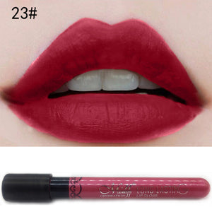 Brand Makeup Matte Lipstick Tint liquid Lipstick Velvet Make up Waterproof Long Lasting Lip Gloss Sexy Cosmetic Menow