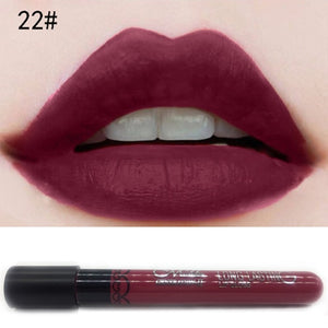 Brand Makeup Matte Lipstick Tint liquid Lipstick Velvet Make up Waterproof Long Lasting Lip Gloss Sexy Cosmetic Menow