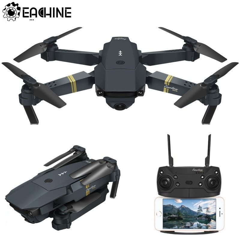 Eachine E58 WIFI FPV With Wide Angle HD Camera High Hold Mode Foldable Arm RC Quadcopter Drone RTF VS VISUO XS809HW JJRC H37