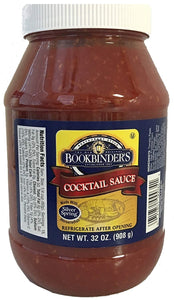 The Old Original Bookbinder's Restaurant Style Cocktail Sauce Kosher certified Made with fresh horseradish - 32 oz