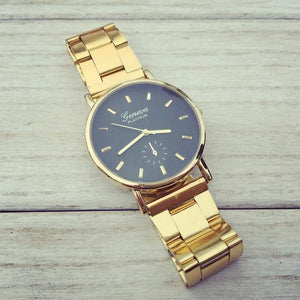 Women Gold Watch New High-Polished Bracelet Watch With Colour Dial - The Happy Tourist LTD